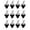 Clear, variant on Great Credentials Screen Liquor Bottle Pourer 12 Pourers (Smoke)