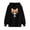 Black(New), variant on PNTUTB Women's Round Neck Print Winter Hoodie Sweatshirt Long Sleeved Comfortable Casual Pullover