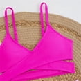 thumbnail image 3 of SHenli Girls Swimsuit Size 8 Cut Out Bikini Sets for Girls 10-12 Adjustable Strap Tankini with Shorts 3 Pieces Cut Out Bathing Suit for Girls, 3 of 5