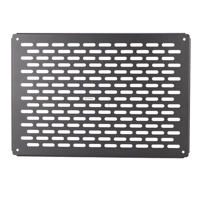 Mesa plegable de acero inoxidable con malla resistente a la intemperie, accesorio portátil para acampar al aire libre.