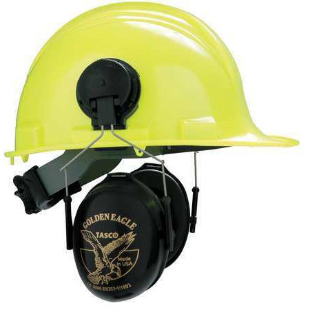 

Tasco 2951 Hard Hat Mounted Ear Muffs 26 Db Golden Eagle Black