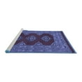 thumbnail image 2 of Ahgly Company Machine Washable Indoor Rectangle Persian Blue Traditional Area Rugs, 7' x 10', 2 of 4