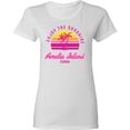 thumbnail image 3 of Inktastic Summer Enjoy the Sunshine Amelia Island Florida in Pink Women's T-Shirt, 3 of 5
