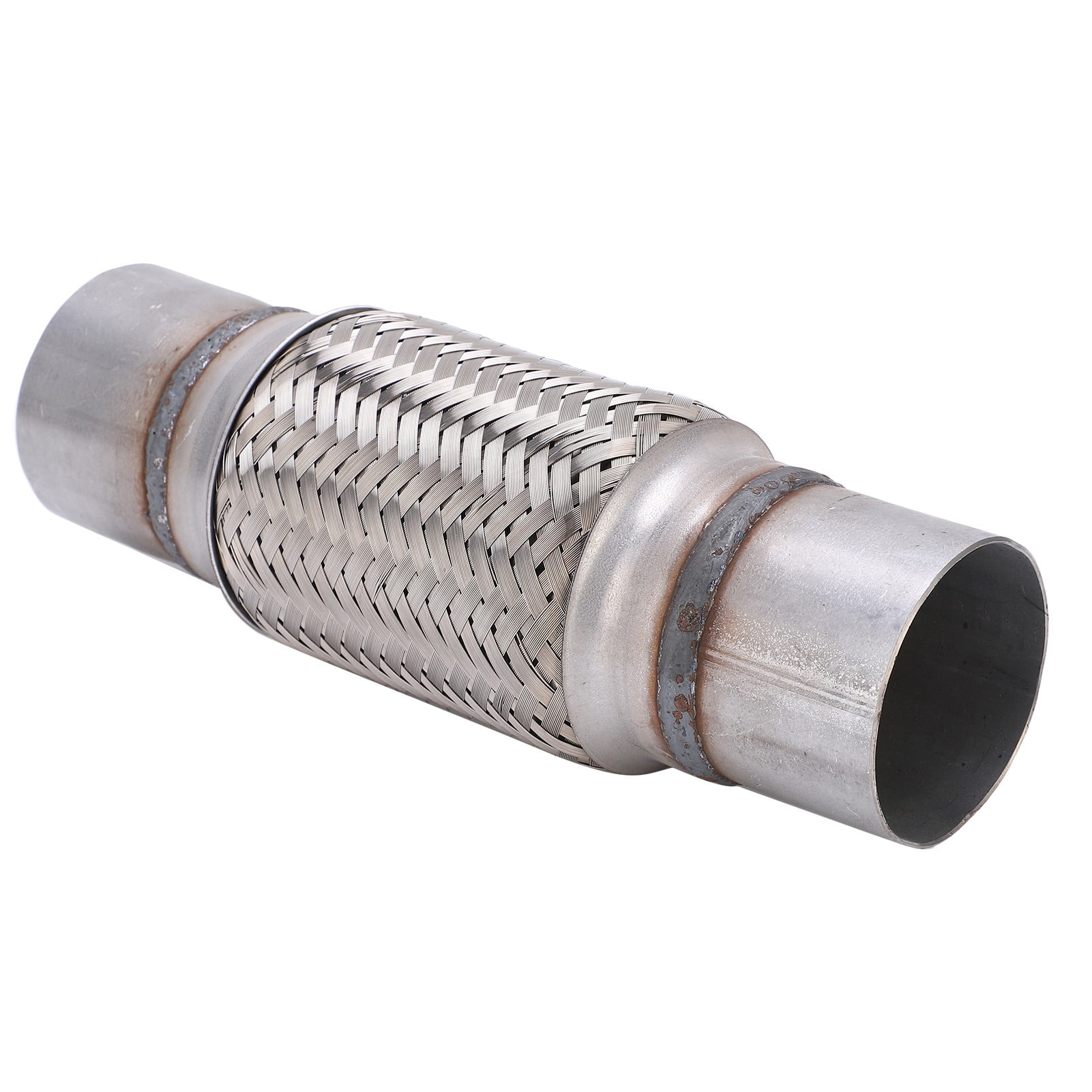 Exhaust Flex Pipe,2.5x10in Exhaust Flex Pipe Stainless Steel Corrugated
