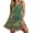 Ethnic Print Green, variant on Ekouaer Nightgowns for Women Sleeveless Night Gown V Neck Sleep Shirt Chemise Night Shirt Soft Sleep Dress