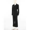 thumbnail image 4 of Yeahdor Women's Coveralls Mechanic Work Uniform Long Sleeve Turndown Collar Button Up Utility Jumpsuit Black XXL, 4 of 7