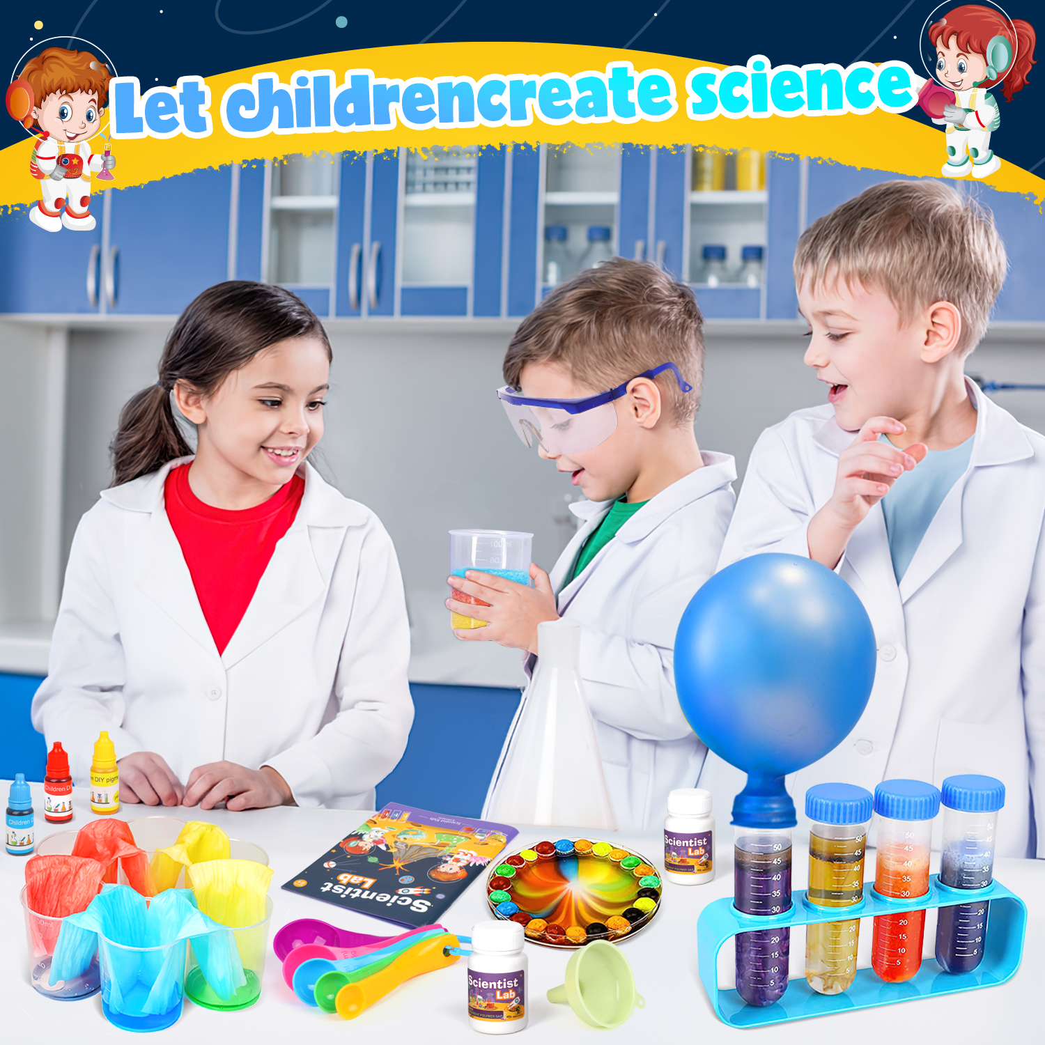 UQN Science Kit with 70 Experiments Ages 6-12 photo 3