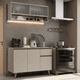 thumbnail image 2 of Cocina Integral Completa Modular Madesa Nice 120cm Crema 05, 2 of 6