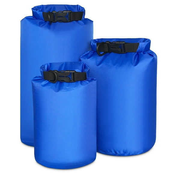Pack of 3 Waterproof Bag 2L 4L 8L Outdoor Ultralight Dry Sacks for Camping Hiking Traveling Boating Kayaking