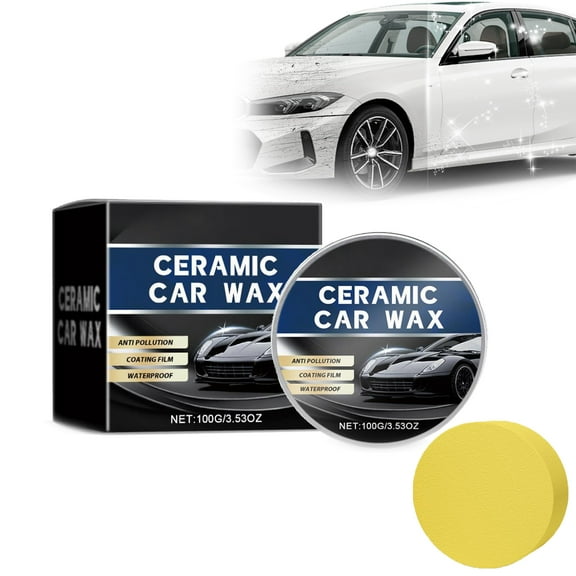 Titanium Ceramic Wax, Car Care Polish Auto Car Scratch Repair Remover Wax, Car Wax Ceramic Coating, Ceramic Wax for Cars Paint Care