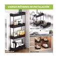 thumbnail image 4 of Estante Organizador De 4 Niveles MULTIUSOS NEGRO, 4 of 5