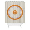 thumbnail image 2 of Society6 Grace Have A Happy Life Lilac And Orange Shower Curtain 71" x 74", 2 of 3