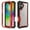 Black+Red, variant on Dteck Case for iPhone 16,Shockproof Dual-Layer Protection Silicone+PC Case Heavy Duty Rugged Crystal Clear Back Cover for iPhone 16,Black