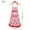 Red, variant on Women's Floral Apron with Pockets Adjustable Waist Bib Apron for Cooking Baking Gardening and Hostess Gift