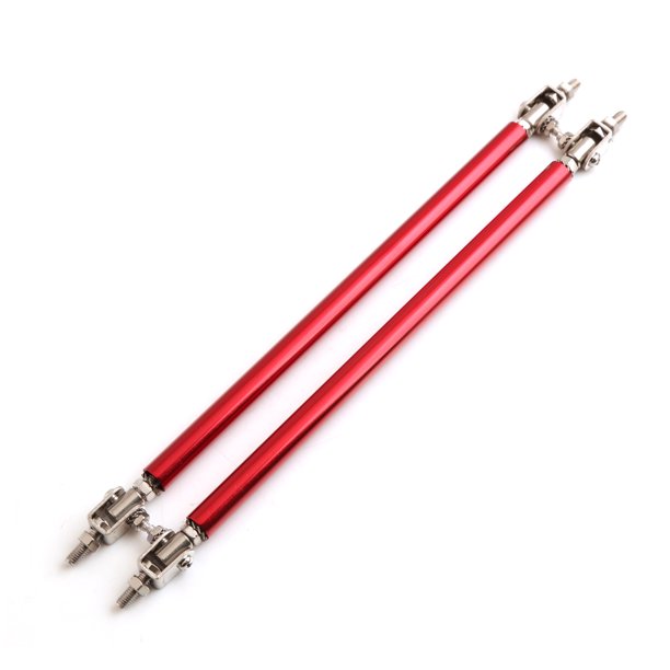 2 uds 100to200mm barra de unión de puntal divisor de labios de parachoques delantero ajustable
