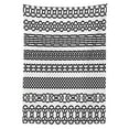 thumbnail image 3 of Ambesonne Irish Tablecloth Rectangular Table Cover, Vintage Celt Ornaments, 52"x70", Black White, 3 of 4