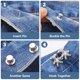 thumbnail image 5 of Minnieouse 3a Juego de 2 hebillas de cintura de oso de aleación con fácil operación efecto instantáneo garantizado cintura de oso de jeans Ropa, zapatos y accesorios Miscelánea Plata, 5 of 6