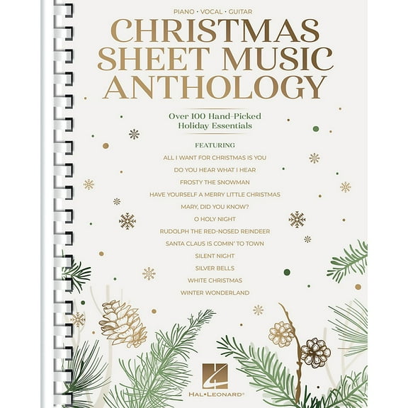Hal Leonard Christmas Sheet Music Anthology Piano/Vocal/Guitar Songbook