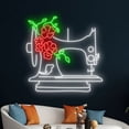 thumbnail image 3 of Handmadetneonsign Vintage Sewing Machine Neon Sign, Tailor Clothes Wall Art Decor, Shop Wall Decor, 3 of 4
