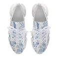 thumbnail image 5 of Chinoiserie Toile Blue Flowers And Birds Walking Shoes for Men Woman Lightweight Tennis Fashion Elastic Sports Shoes Cushion Basketball Shoes, 5 of 7