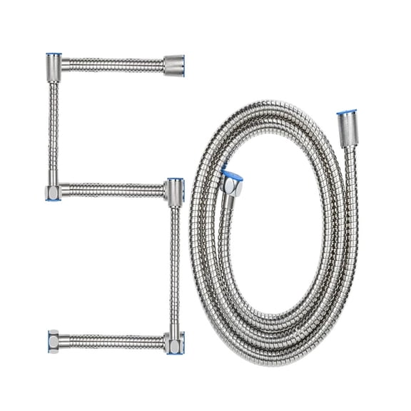Krydros 50-pack 79 inches Stainless Steel Handheld Shower Head Hose Replacement, Flexible Shower Hose Extension with Brass Nut