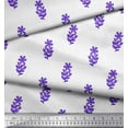 thumbnail image 2 of Soimoi Polyester Crepe Fabric Leaves & Floral Block Fabric Prints by Yard 42 Inch Wide, 2 of 3