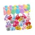 thumbnail image 3 of 24 Conteos de coloridos huevos de Pascua con juguetes, favores de fiesta para niños y adolescentes, 3 of 9