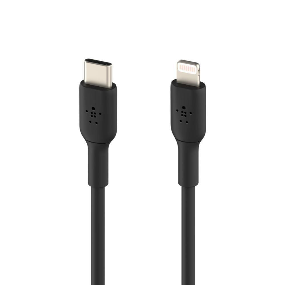 Belkin BoostCharge Fast Charging USB C to Lightning Cable 3.3ft/1M - MFi Certified 18W Power Delivery iPhone Charger Cord - Apple Charger USB C Cable - Fast Charging for iPhone 14, iPhone 13 - Black