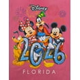 thumbnail image 2 of Disney Mickey & Friends 2026 Florida Pink Toddler Tee Shirt, 2T-4T (Girl's), 2 of 4