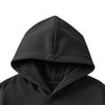 thumbnail image 5 of Men's Solid Short Sleeve Hoodie & Elastic Waist Shorts Set, All-Season Comfort Loose Fit Casual Two Piece Outfit for Home Party Indoor Outdoor Daily | TruHer,Black L, 5 of 9