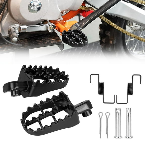 Motocross MX Dirt Bike Racing Foot Pegs For Yamaha TTR90 TW200 WR200 250 500 XT2