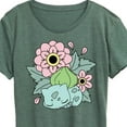 thumbnail image 3 of Pokémon - Bulba Flowers - Women's Short Sleeve Graphic T-Shirt, 3 of 5