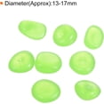 thumbnail image 2 of MECCANIXITY 200pcs Glow Rocks 13-17mm Glow Pebbles Decoration in The Dark Luminous Stones Decor DIY Decorative Dark Green for Garden, Potted Plant, Fish Tank, 2 of 8