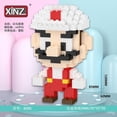 thumbnail image 4 of Bloques de construcción en miniatura de Super Mario Bros, Bowser, Peach, Toad, Luigi, Yoshi, figuras de bricolaje, miniladrillos, juguetes para regalo de Navidad, 4 of 5