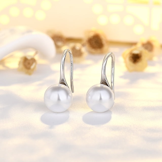 Pendientes tipo botón de plata fina 925 de alta calidad para mujer, joyería de moda, pendientes largos, regalos, boda, fiesta de compromiso, lindo