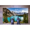 thumbnail image 5 of Banff Alberta Rugs, Thick Rugs, Cute Rug, View Rug, Moraine Lake Rug, Decorative Rug, Canada Landscape Rugs, Gift For The Home Rugs, 1.7'x2.3' - 50x70 cm, 5 of 8
