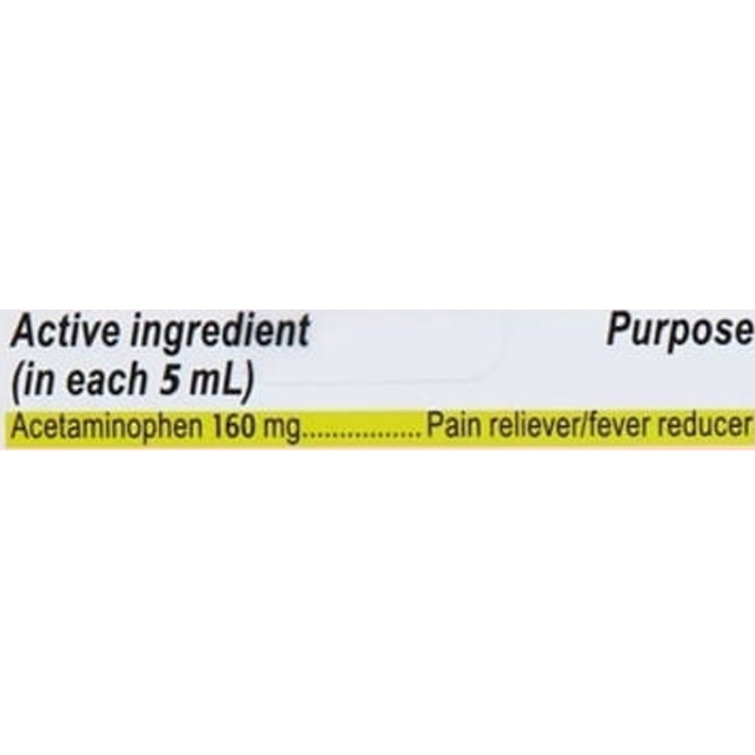Children's Tylenol Pain+Fever Medicine, Dye-Free, Cherry, 4 fl. oz