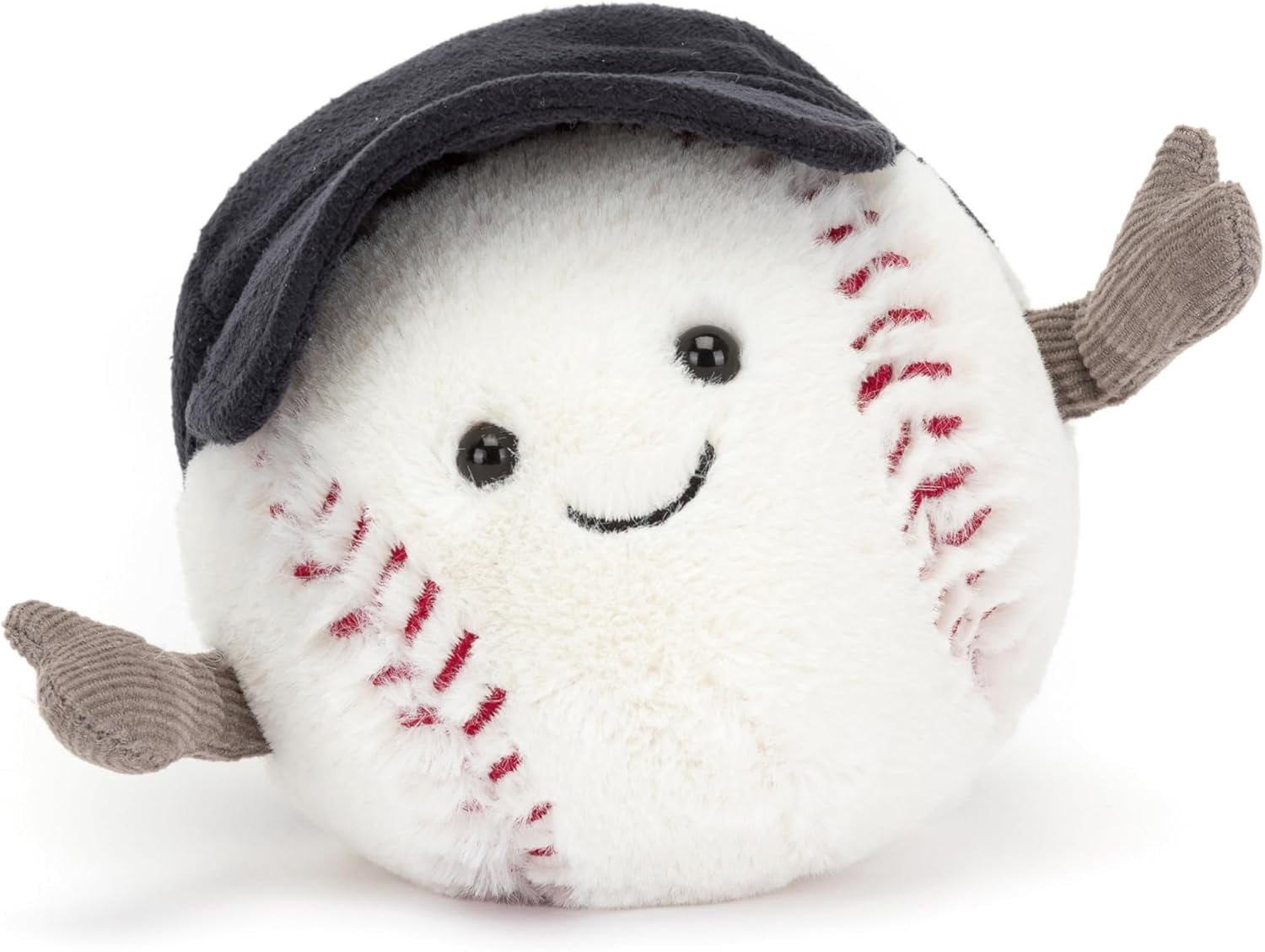 Jellycat Amuseables Baseball Stuffed Toy, 4 inches - Baseball Plush for Sports Fans