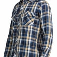 thumbnail image 5 of Camisa Moderna Manga Larga Wrangler Hombre 787 azul G, 5 of 5