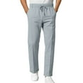 thumbnail image 2 of Sentmoon Men's Casual Pants Mens Workout Pants Men's Sports Pants Solid Color Casual Men's Pants Small Leg Pants Men's Pants for Outdoor Activities and Hiking S, 2 of 8