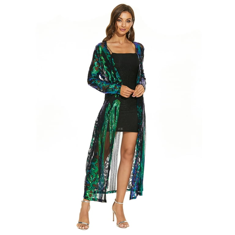 Glitter duster cheap jacket