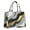 Black White Gold, variant on Large Capacity Tote Bag,Teal Gold Marble Pattern Handbag Fashion Luxury Tote Bag,15.7"x13"x 5.1" Inches,Laptop Compatible