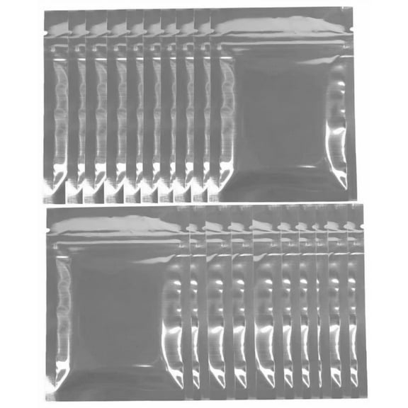 Mylar Bags 20 Pack Ziplock Bags For Food Storage, 20 Pieces Aluminum Bags 6X9