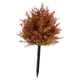 thumbnail image 3 of Plantas artificiales para jardín, arbustos artificiales, exterior, interior, granja, porche, patio Rojo, 3 of 9