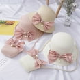 thumbnail image 5 of Mchoice Baby Hat Girls Summer Wide Brim Hat Sun Beach Straw Flower Hats with Shoulder Bag Toddler Sun Hat with Straw Shoulder Bag, 5 of 5