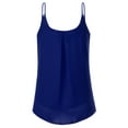 thumbnail image 3 of Doublju Women's Sleeveless Chiffon Tank Top Pleated Flowy Tunic Tank, 3 of 4