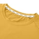 thumbnail image 5 of Puntoco Camiseta Holgada Informal De Manga Corta Con Cuello Redondo De Color Sólido De Verano Para Hombre, top/Camisa De Cuello Redondo De Manga Corta Amarillo L, Regalo Para Mujer, 5 of 6