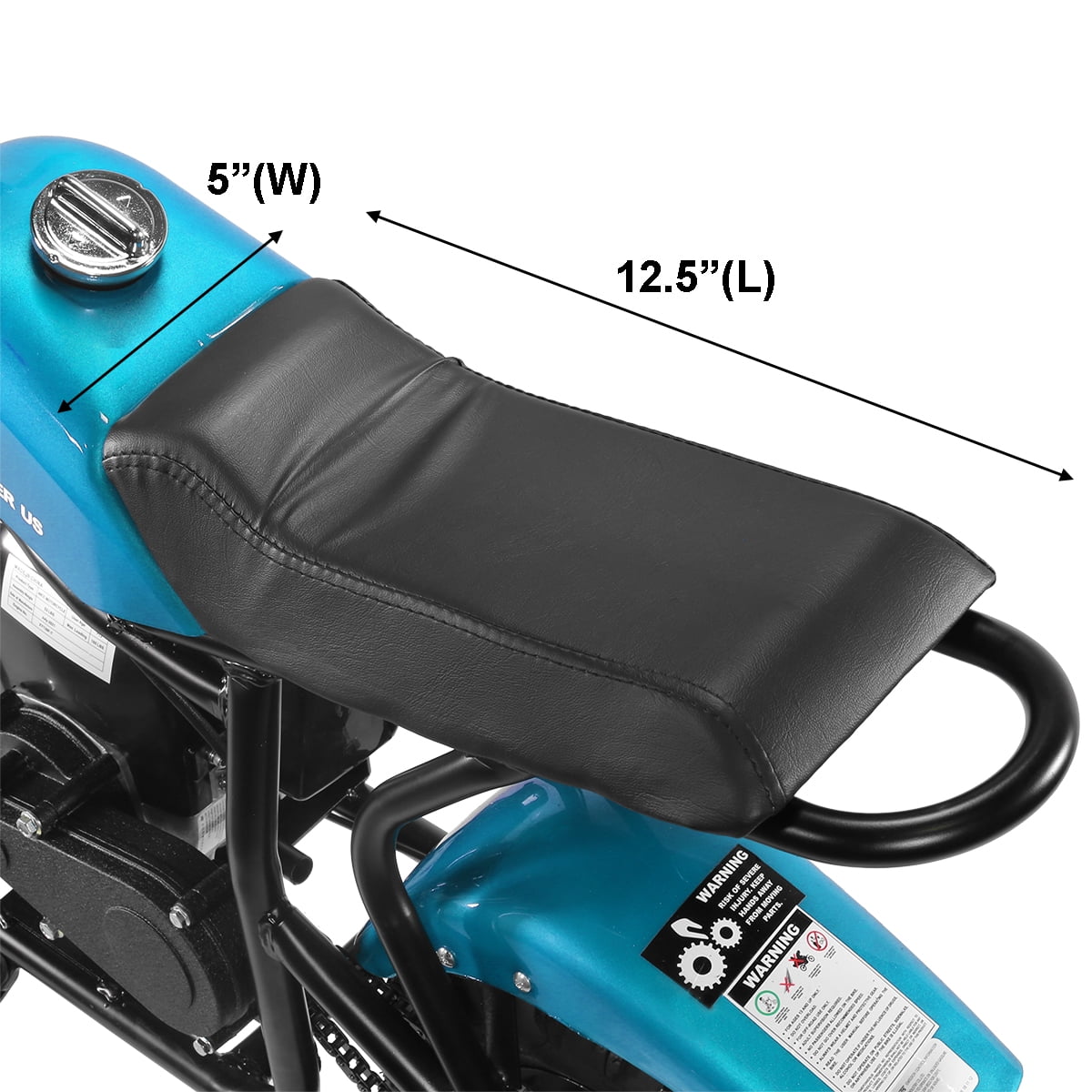 XtremepowerUS Mini Dirt Bike, 40CC Gas Powered Mini Bike, 4 Stroke Off Road Trail Bike For Kids & Adults, Up to 20 MPH, Weight Support Up to 165lbs Mint