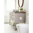 thumbnail image 2 of Amerock Appoint Champagne Bronze Single Post Toilet Paper Holder, 2 of 8