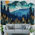 thumbnail image 4 of Orinice Mountains Trees Road Tapestry Wall Hanging Unique Style Graphic Tapestries Home Wall Decor Art for Living Room Bedroom Apartment Farmhouse Dorm 40x30inch, 4 of 6